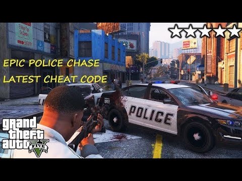 🔥 GTA V Epic Police Chase | 5 Star Wanted Level | Most Wanted Escape ...
