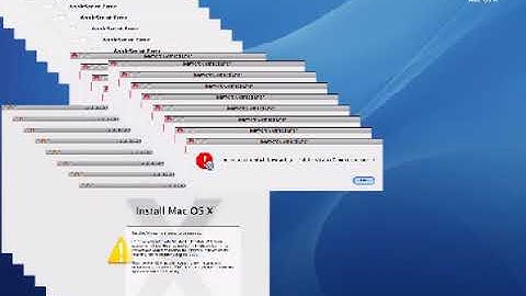 Mac OS X Crazy ERROR WITH WINDOWS 7!