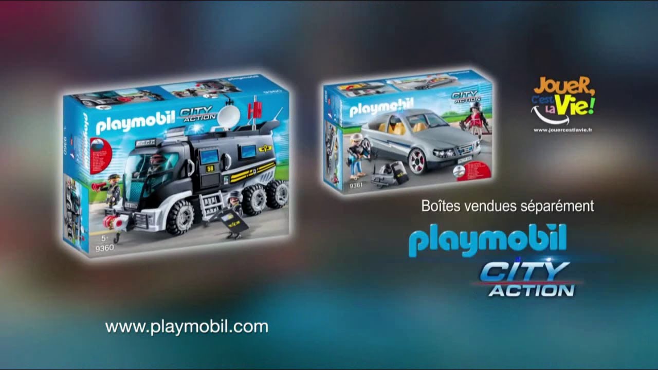 Set de jeu Playmobil City Action Policiers d'élite