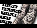 Geometric arm tattoo sacred geometry mandala and patterns one session