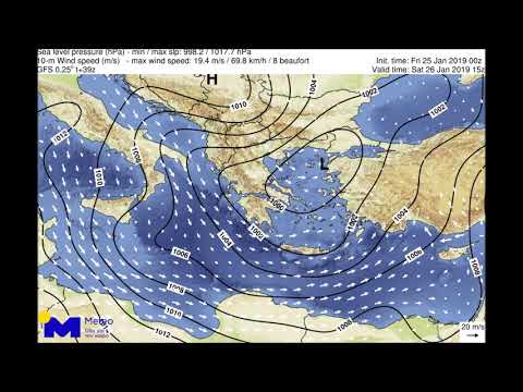 Meteo.gr: "Φοίβος": Κίνηση χαμηλού & υετός. Παρασκευή 25/01 - Σάββατο 26/01  2019