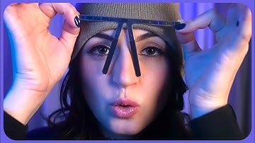 2 Minute ASMR | Measuring your facial symmetry
