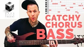 How to Write Bass Lines - Bass Guitar & MIDI Synth (Chorus Bassline Melody)