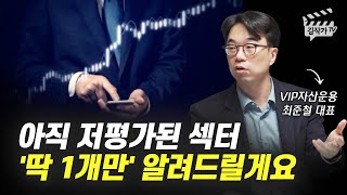 아직 저평가된 주식 섹터 1개 (최준철 대표)