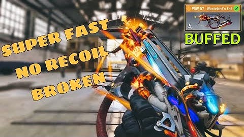 Best Gunsmith For *Buffed* Pdw-57 Codm| Super Fast + No Recoil Build For Pdw For Call Of Duty Mobile