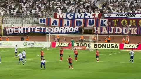 HAJDUK - HB TORSHAVN | LIVAJA -  gool iz Penala