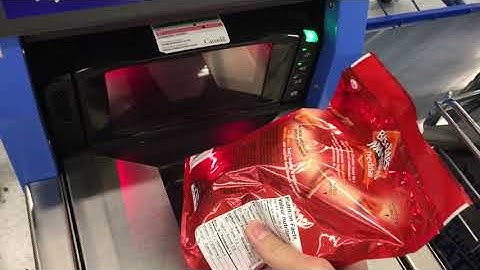 Walmart self checkout 2020: wine gums and munchies