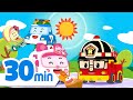 Robcar poli cute songs30 mincar family robocar poli  nursery rhymes