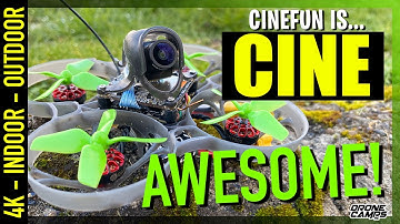 CINE-AWESOME! - 4K EACHINE CINEFUN Drone Whoop - FULL REVIEW & FLIGHTS 🏆👍🏻