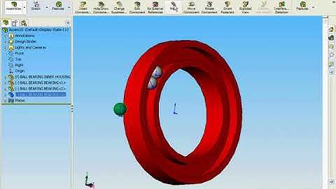 SOLIDWORK full tutorial for beginner - 54 Ball Bearings and Assembly JP2