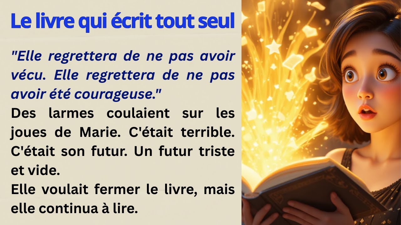 ✨ Learn French Through Simple Stories | The Book That Writes Itself (Easy French Listening A2) 📖