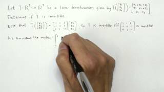 Linear transformation example 2