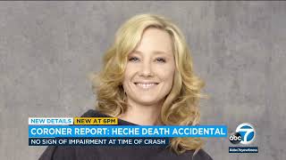 Anne Heche death: No drugs active in late actress' body, coroner says