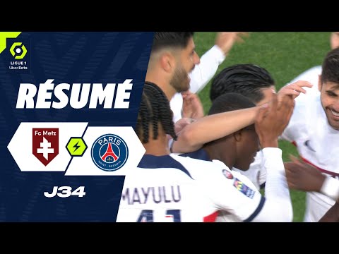 FC METZ - PARIS SAINT-GERMAIN (0 - 2) - Résumé - (FCM - PSG) / 2023-2024