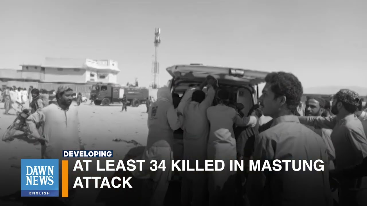 At least 34 People Killed In Balochistan's Mastung Attack | Developing | Dawn News English