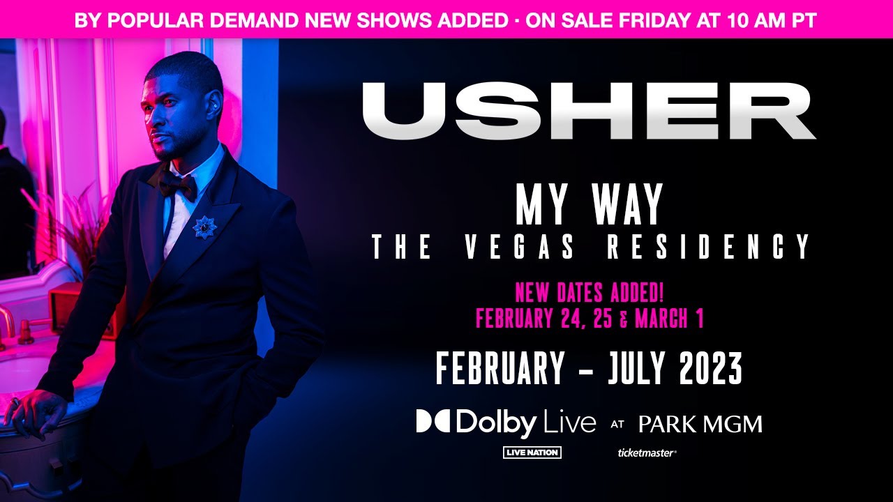 usher my way tour setlist