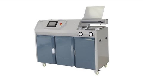 Heavy Duty Automatic Perfect Book Glue Binding Machine G60 Notebook Glue Binder