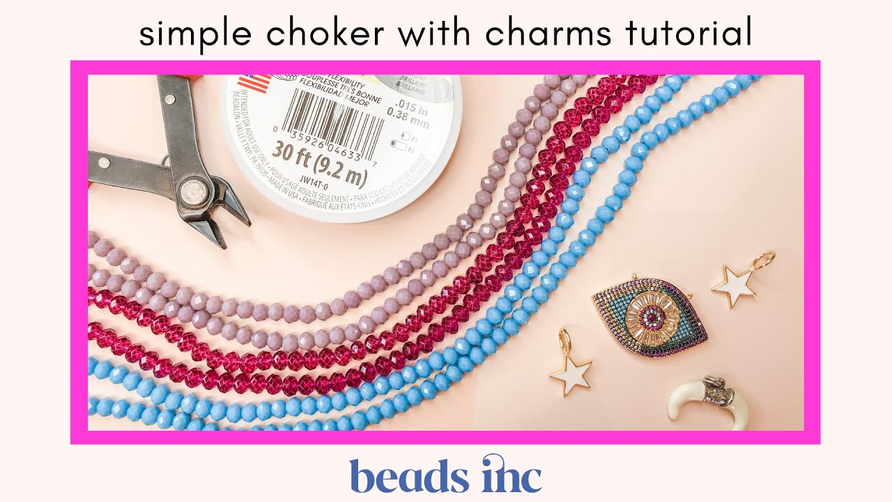 How to make a beaded choker necklace – Beads, Inc.