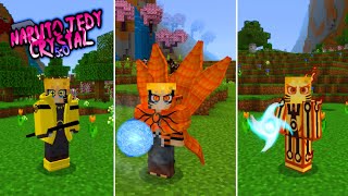 NEW! Naruto Jedy Addon/Mods Update V8 | Crystal 5.0 For MCPE (1.20+)