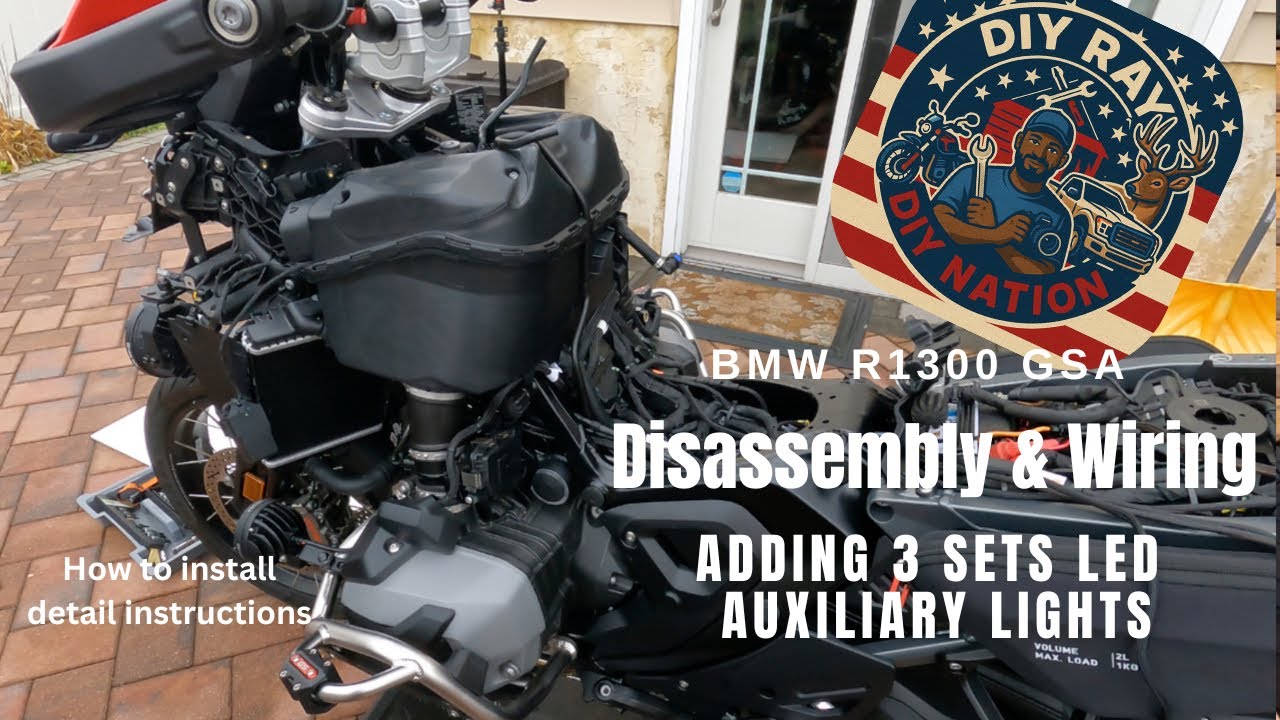 "Unlocking the Secrets: Disassembling the BMW R1300 GSA Motorcycle!"