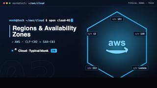 Cloud Computing Class 3 · Regions & Availability Zones | Typical Monk