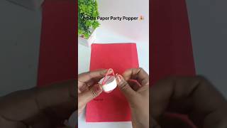 Waste Paper Party Popper #shorts #craft