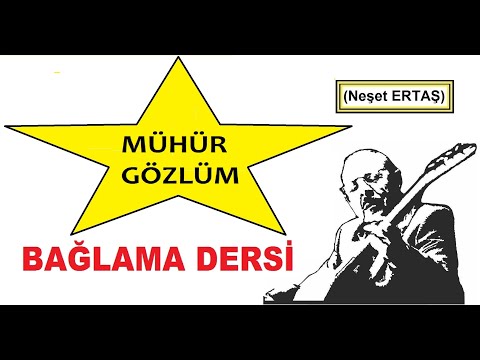 Mühür Gözlüm - Bağlama Dersi - (1. Bölüm)  Neşet Ertaş#keşfet#neşetertaş