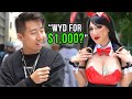 I Gave Guys $1000 To Pickup Cosplay Girls