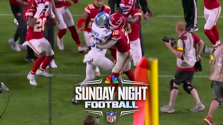 Brian Branch ignites end-of-game scuffle after Lions' loss to Chiefs | SNF | NFL on NBC