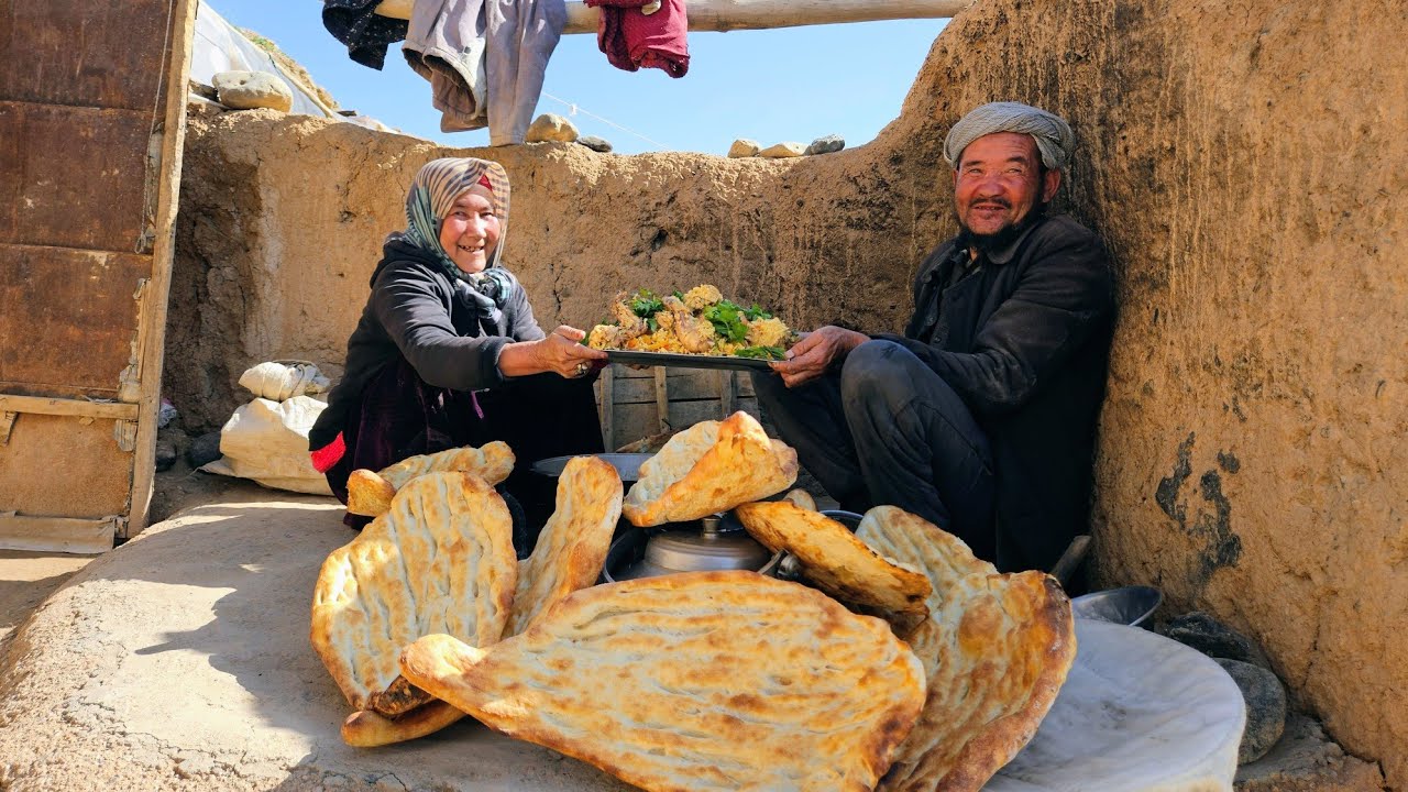 Cooking in the village; a couple living in the most remote village ...