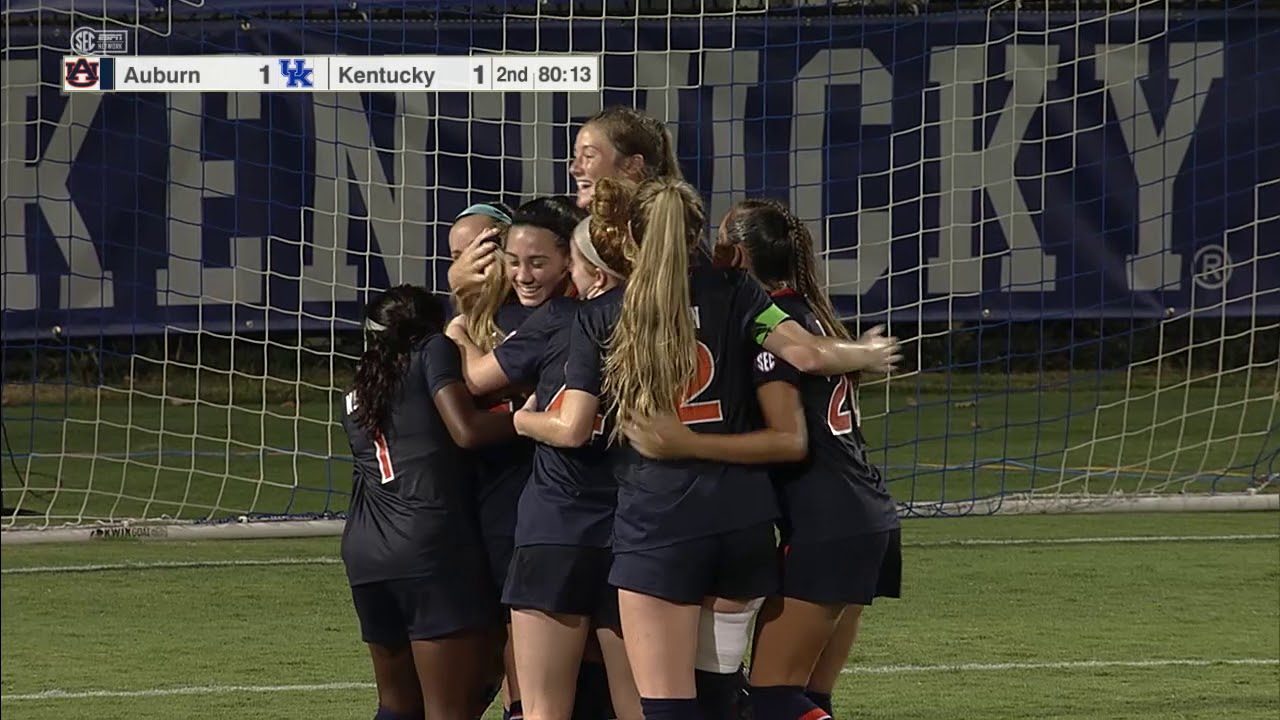Auburn Soccer vs Kentucky Highlights YouTube