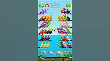 Bird Sort Puzzle l Classic Level 268 l Bird Sort Color Puzzle l Bird Sort Puzzle Challenge #gameplay