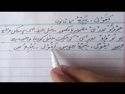 صرفی قوانین سبق 20 ي ق و ل ي ب ي ع کا قانون مع الاجراء      