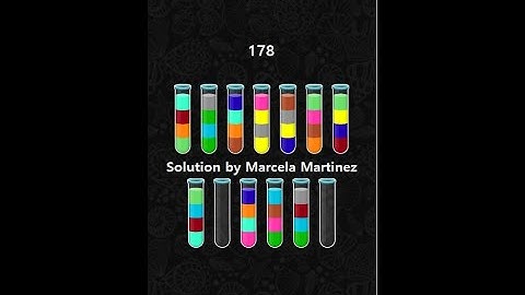 Color Water Sort 3D level 178 | Gameplay Mobile Games
