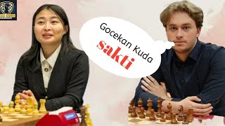 Gocekan Kuda Sakti || GM Vinchen Keymer vs WGM Yu Winjun