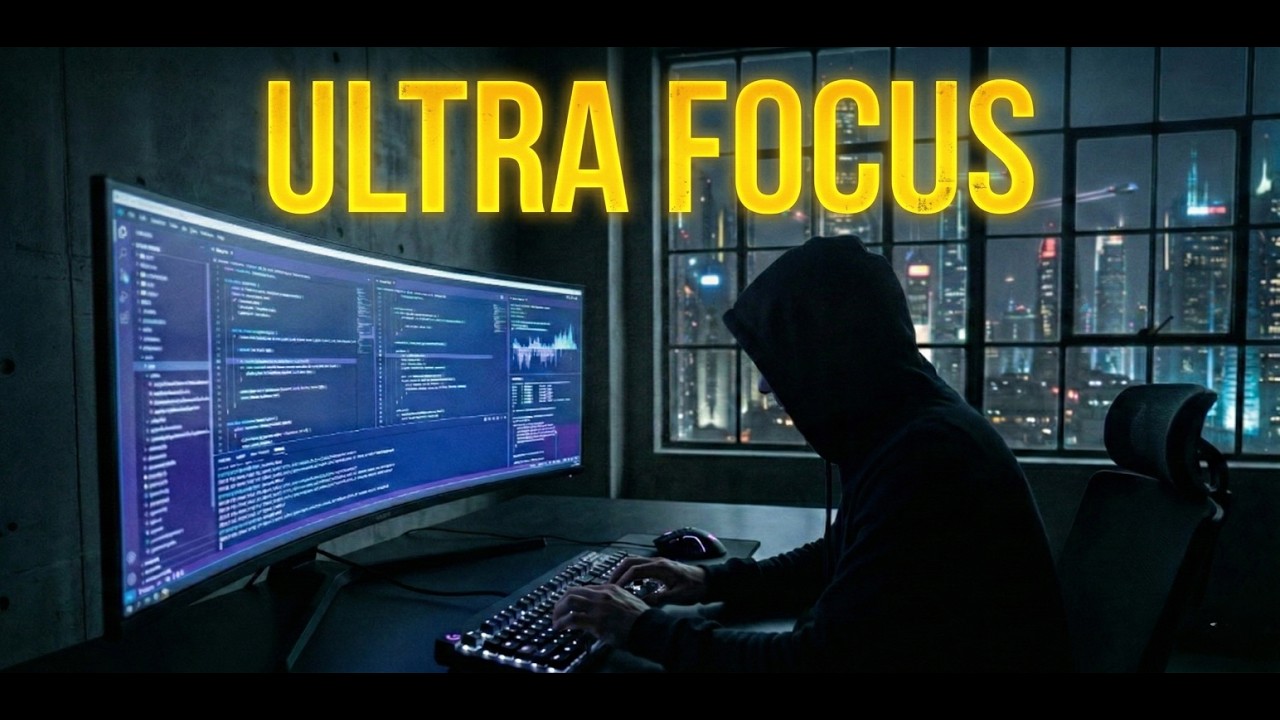 Enter Deep Work Flow State | Driving Industrial Techno Mix | No Vocals