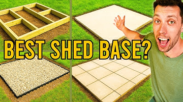 BEST Shed Base Options Ranked (and what to AVOID!)