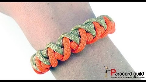 Cyclone wrap paracord bracelet