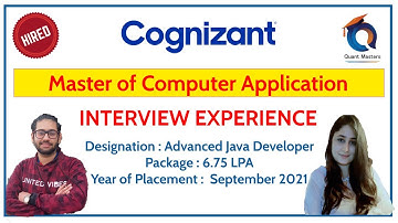 Cognizant GenC Next Interview Experience 2021 | Advanced Java Developer| MCA Student