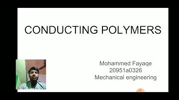 conducting polymers(tech talk)