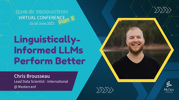 Linguistically-informed LLMs Perform Better // Chris Brousseau // LLMs in Prod Conference