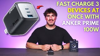 Fast Charge 3 Devices at Once with Anker Prime 100W!