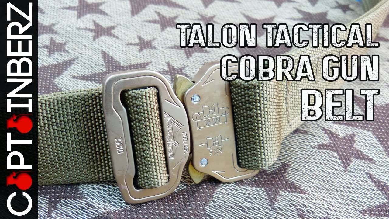 Talon Tactical Cobra Gun Belt YouTube