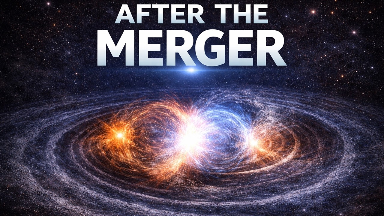 After Two Neutron Stars Merge: The First Seconds, Kilonova, and Collapse | Documentary for Sleep