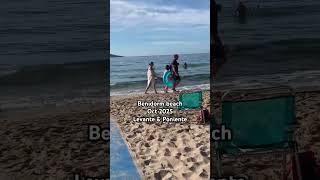 Benidorm beach ☀️ 25 October 2025 #benidorm
