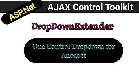 DropDownExtender in asp.net | AJAX Control toolkit tutorials in hindi | ASP.Net in hindi