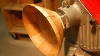 Segmented Woodturning - How To Turn A Fruit Bowl Video - Wood Lathe Methods - Part 2