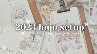 2023 setup + hinoki collection haul ft. notebook therapy 🌲📖