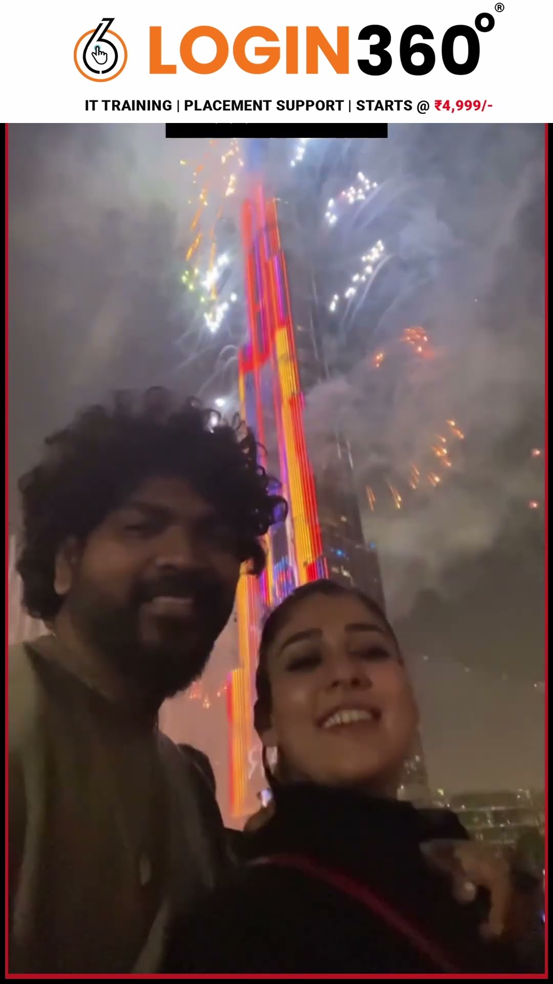 Nayanthara,Wikki New Year Celebration ? Nayan நெத்தியில் முத்தம் தந்த Wikki