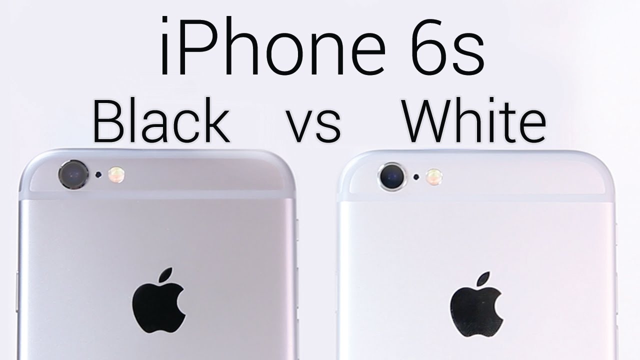 iPhone 6s: Black or White? - YouTube